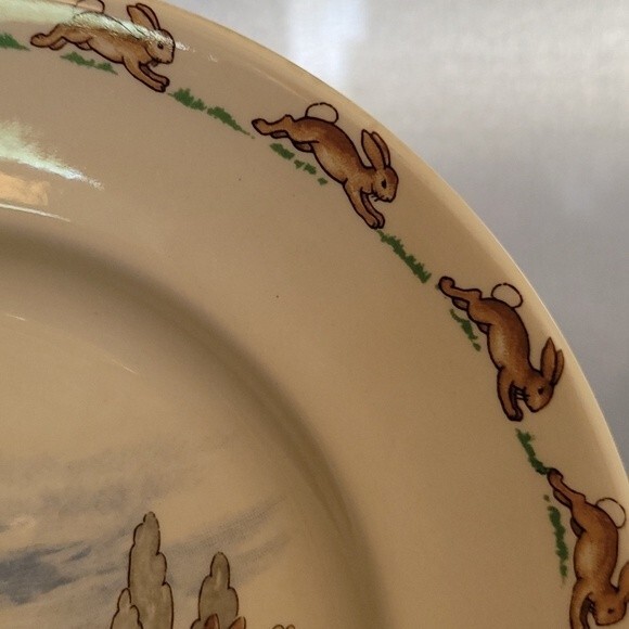 Bunnykins  Picnic by the Lake  Royal Doulton Barbara Vernon - Picture 5 of 13